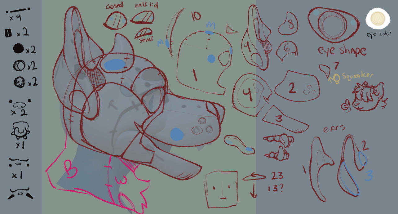 Fursuit parts concept